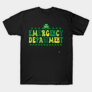 Emergency Department Emergency Room Nurse St Patrick's Day T-Shirt